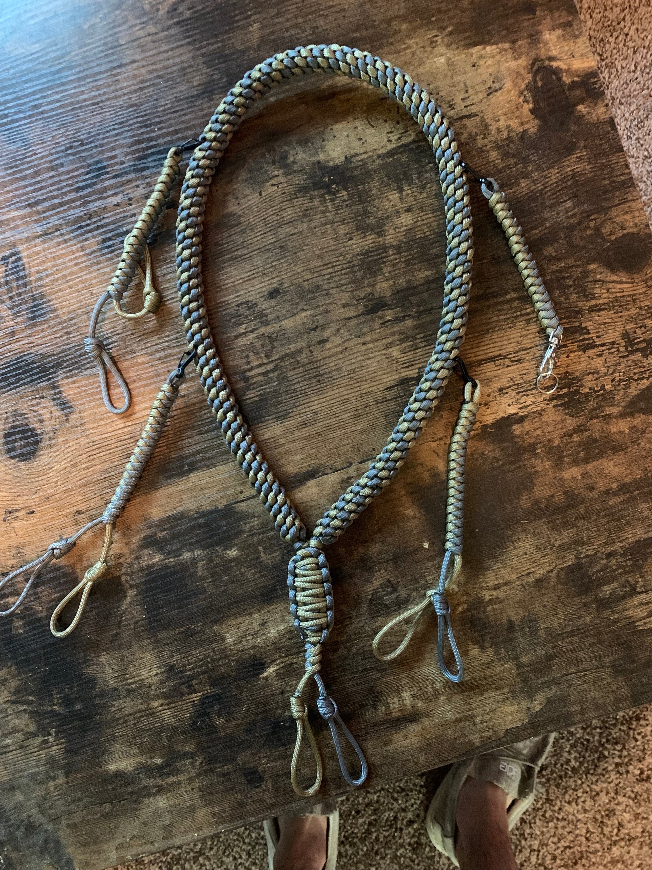 Ultimate Custom Duck Call Lanyard, Woven Paracord With Whistle Drop ...