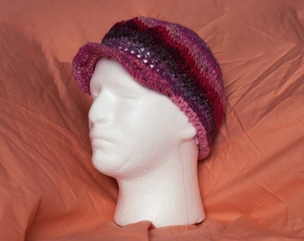 Craggi Baker Boy Hat Purple Cord Newsboy Peaky Cap Ladies  display picture 3