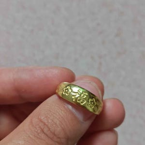 Reiner Kupferring, verstellbarer Ring, Vintage handgemachter Ring, Schmuck Geschenk, Knöchel Daumen Ring Inspirational Ring, Kristall Ring Feng Shui