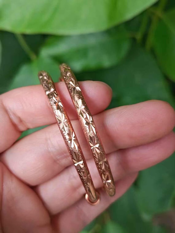 A pair Solid Pure Copper  Cuff Copper Arthritis T… - image 1