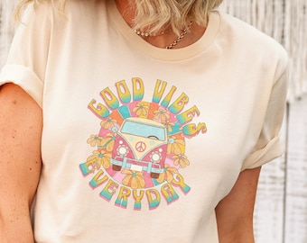 Good Vibes Women's T-Shirt | positive t shirt | positive vibes shirt |  | inspirational tshirt | women graphic tee shirt