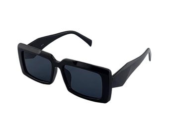 Square Frame Luxury Design Sunglasses Oversized with Custom made Cleaning Dust Cloth/ Bag