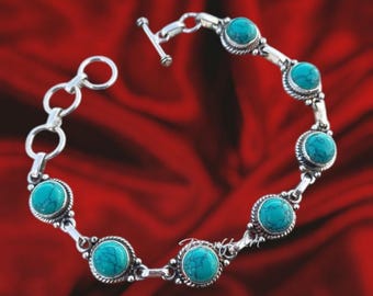 Bracciale Regolabile Jewellerybox Multi Turchese – Argento Massiccio Placcato Oro – Taglia Unica – Gioiello Eleganza - 5