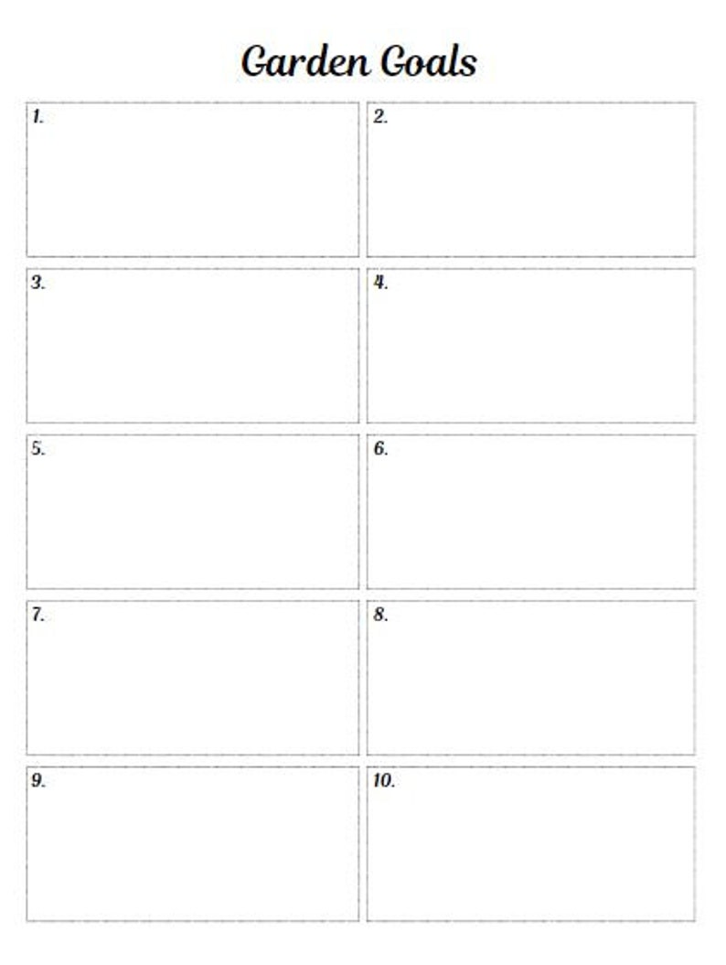 Printable Garden Planner Bundle Seed Inventory Plant Profile Plant ...