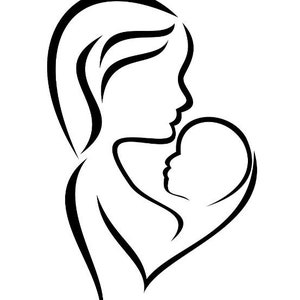Bebé y mamá SVG DESCARGA DIGITAL / SVG, patrón de impresión Descarga instantánea SVG, Idea de regalo, Día de la Madre,
