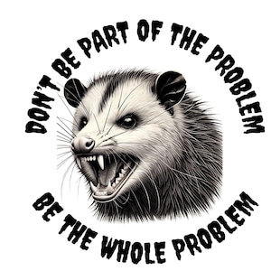 Funny Opossum Sarcastic Meme SVG: Weirdcore Coffee Cup (Digital Download)