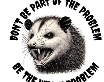 Divertente meme sarcastico di opossum SVG: Weirdcore Coffee Cup (download digitale)