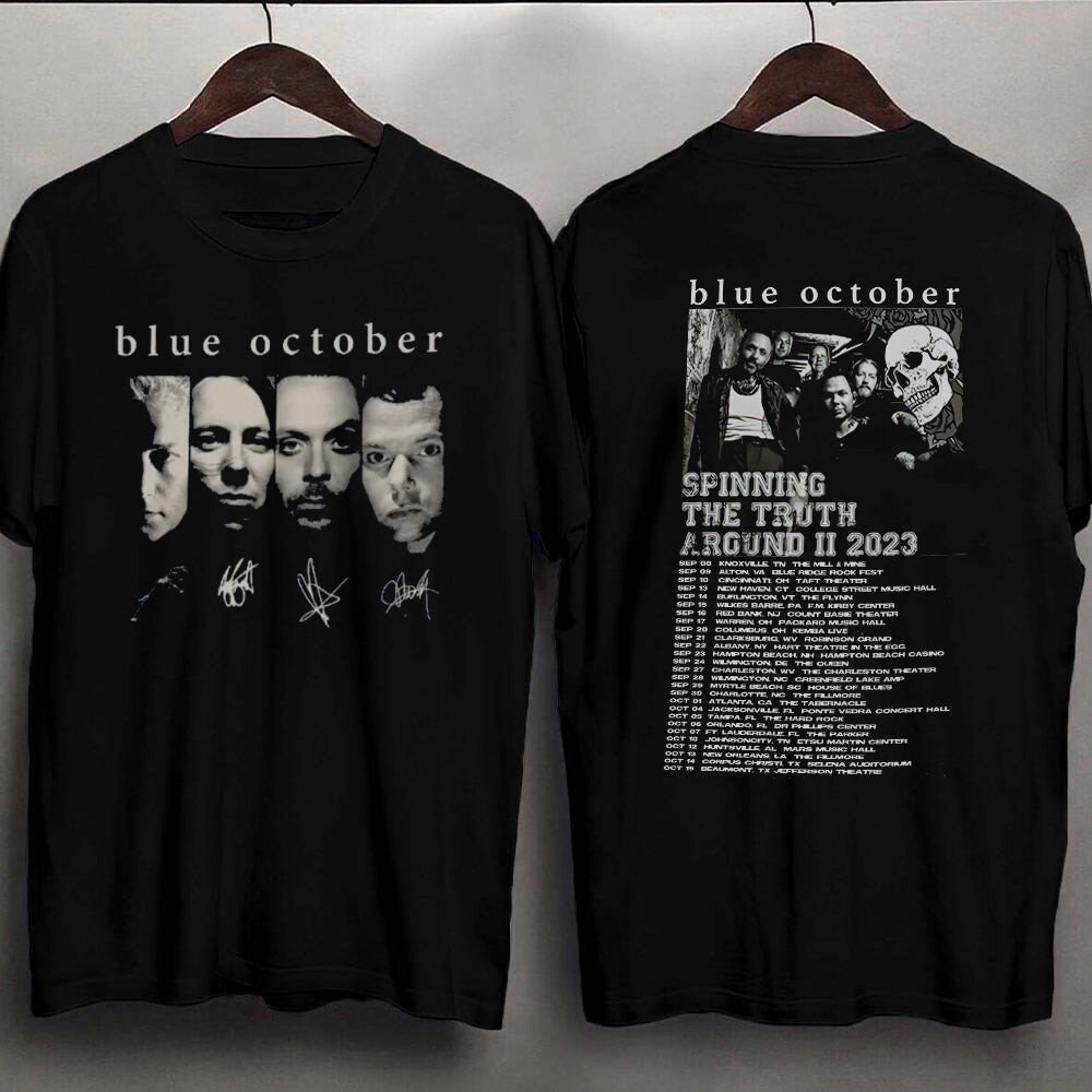 Tour 2023 Blue October Band Shirt, Blue October Concert Merch sold by Concentric Venus SKU