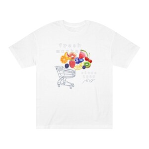 Koszulka Fresh Market Unisex Classic - Vintage Fruit Cart Graphic