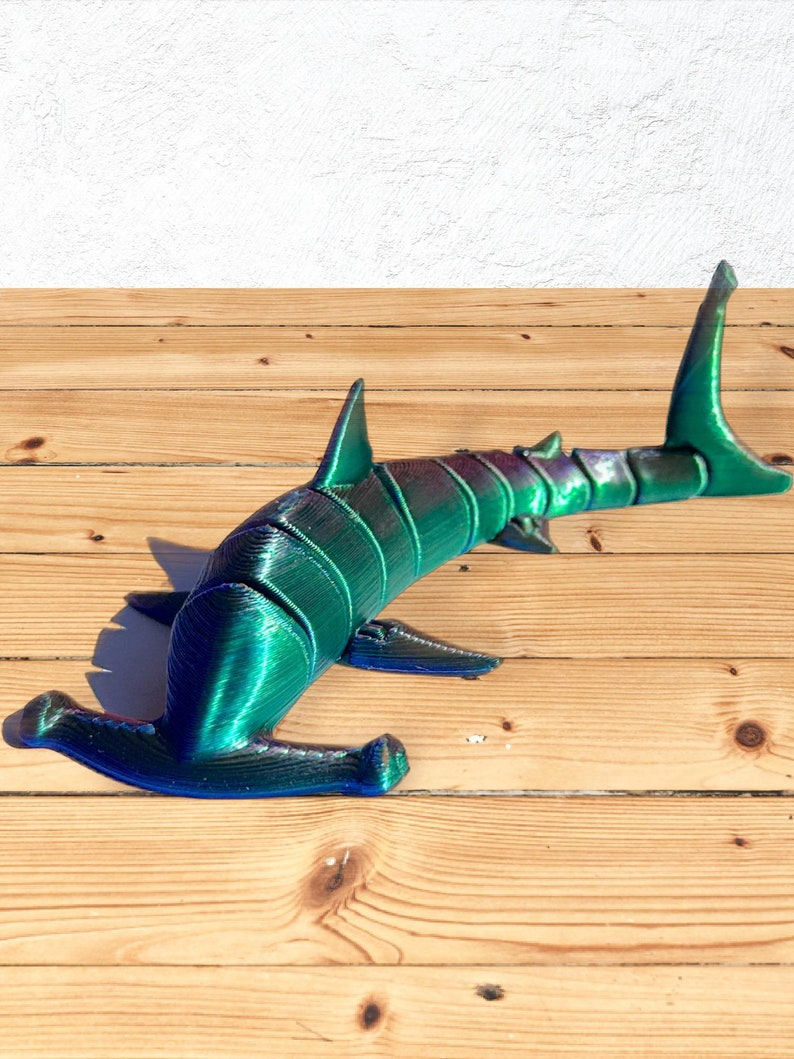 Articulated Hammer Head Shark 3D Print Etsy