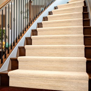 Custom Jute Runner Rug, Natural Fiber Hallway & Entryway Rug, Handwoven Eco-Friendly Carpet, 100% Natural Rug/Runner