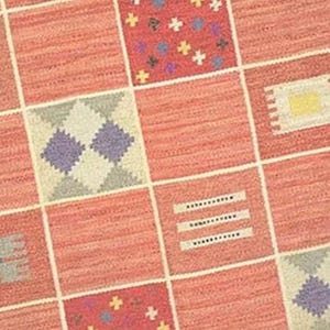 Orange Kilim Rug Handwoven Flatweave Carpet Bohemian Area Rug Vintage Moroccan Style Floor Decor