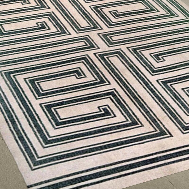 Greek Key Rug - Etsy