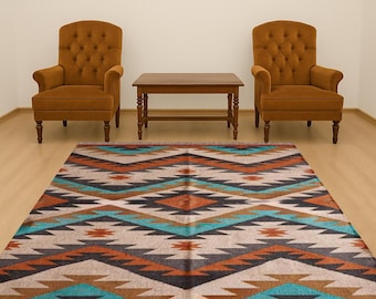 Handmade Wool Rug, Jute Kilim Rug, Navajo Aztec Rug, Black Gold Rug, Large Area Rug, Indoor Outdoor Carpet, 7x10 8x10 9x12 10x14