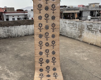 Natural Jute Table Runner | Handmade Boho Farmhouse Runner | Rustic Wedding Table Decor | Dining Table Runner | Coastal Home Decor