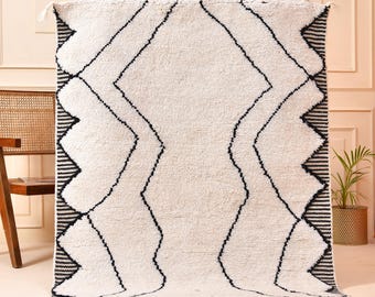 Moroccan Hallway Rug - Handmade Pink Berber Runner, Narrow Wool Beni Ourain Carpet, Custom Runner Rug for Entryway or Hallway