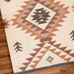 Handwoven Vintage Kilim Rug, Wool Jute Kilim Rug, Floor Rug, Navajo Kilim Rug/Area Rug/Accent Rug/Outdoor Rug/Indoor Rug/Living Room Rug
