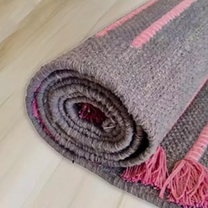 Organic Cotton Yoga Mat 3mm - Natural Color, Antiskid, for Yoga, Pilates, Fitness & Meditation by YogaKargha