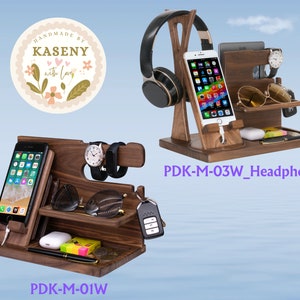 Personalized Football Player Gift, My Heart is on the Line - Unique Headphone Organizer for American Football Fans, Graduation, Birthday