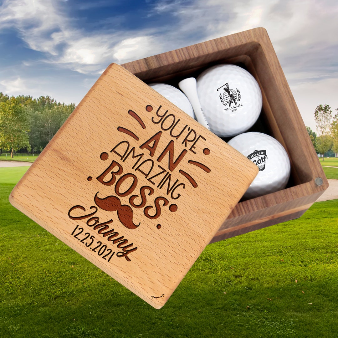 Personalized Golf Balls and Display Box Golf Gift Golf Ball Set Gift for  Golfers CUSTOM GOLF BALLS 3599 