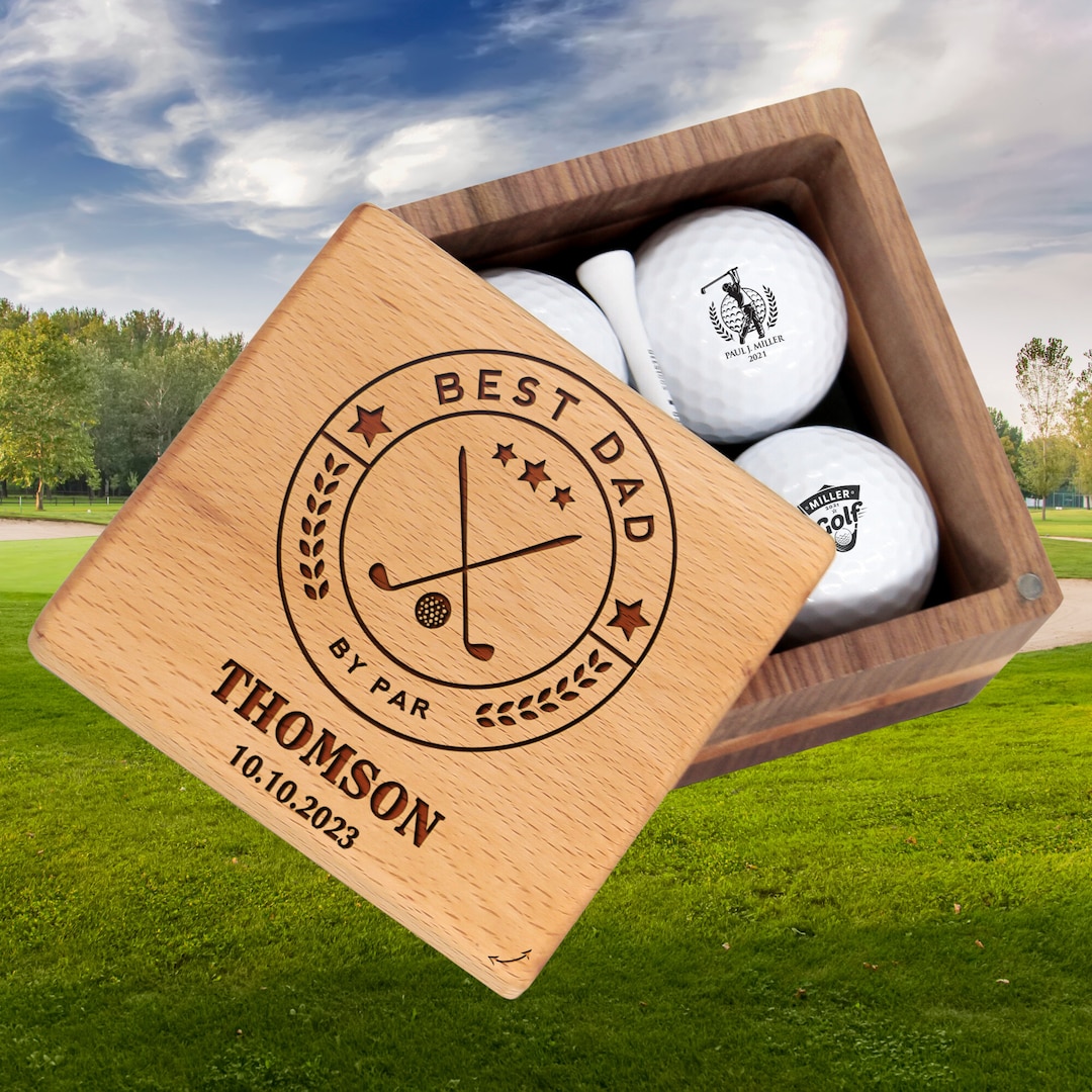 Custom Golf Gift for Dad Best Dad by Par. Personalized Golf Etsy