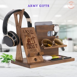 Fathers Day Gifts for Army Dad Gift, Custom Dad and Baby Boy Matching, Best US Army Gifts for Supper Daddy, Army Military Gift for Grandpas