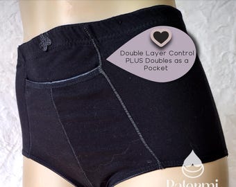 100% Natural Cotton High Waist Panty for Women 2-Pack, Women's Cotton high waist Underwear, Palermis