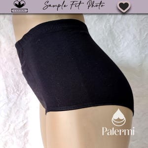 100% Natural Cotton High Waist Panty for Women 2-Pack, Cotton High Waist Underwear, Valentines Day Gift for Her, Palermis