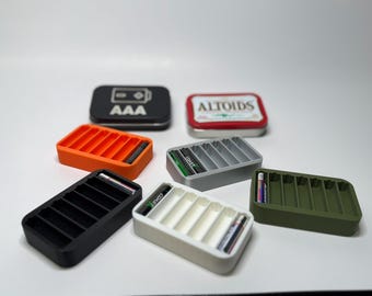 Battery Holder for Altoids Tin - Compact AAA Organizer Insert *Read Description*
