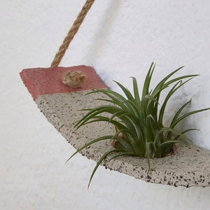 Pot suspendu en céramique pour plante aérienne, suspension murale pour vase pour plante aérienne, jardinière pour la décoration.