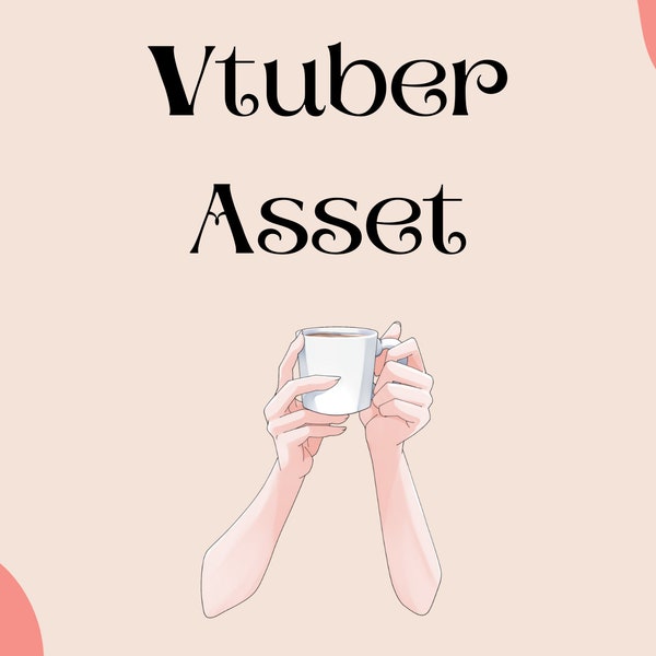 Vtuber Asset Holding cup PNG Download