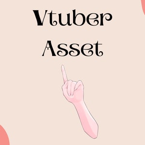 Vtuber Asset Holding Finger PNG Download