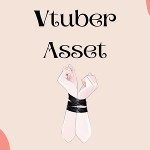 Vtuber Asset Wrapped Hands PNG Download
