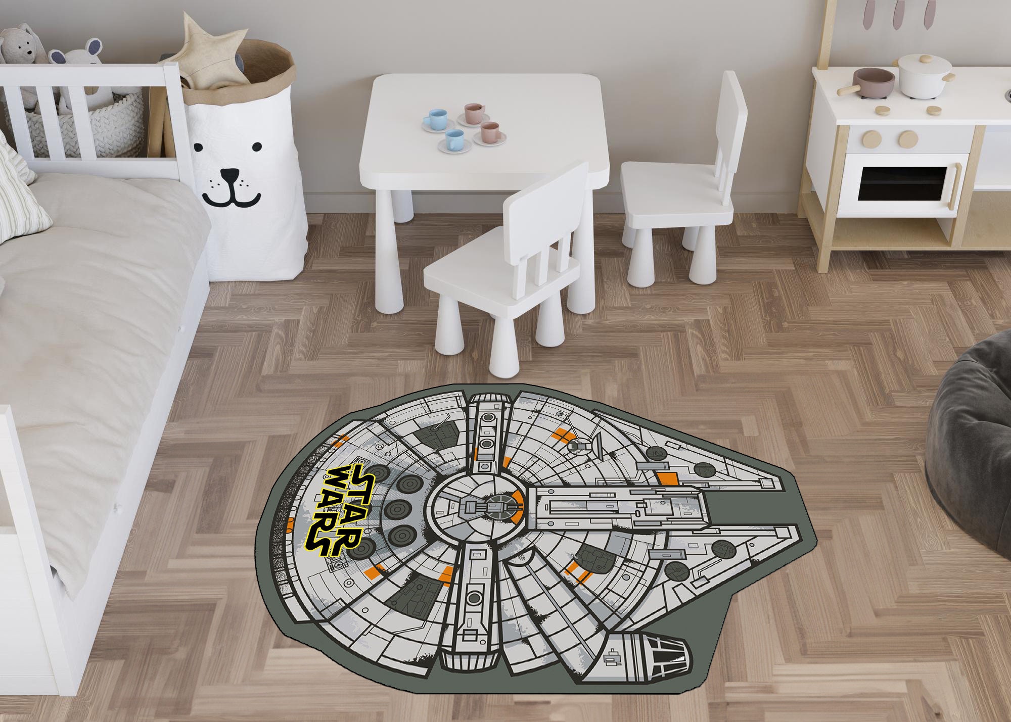 Welcome mat star wars entrance hall rug