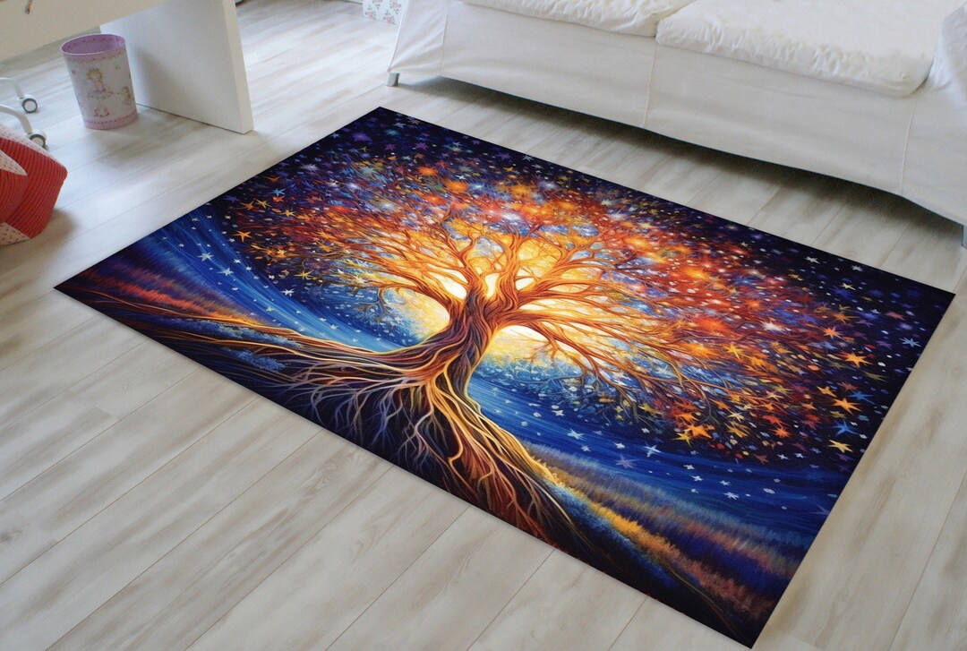 Life Tree,tree İn Pasific, Vectoral Design Rug, Tree Poster Rug ,life ...