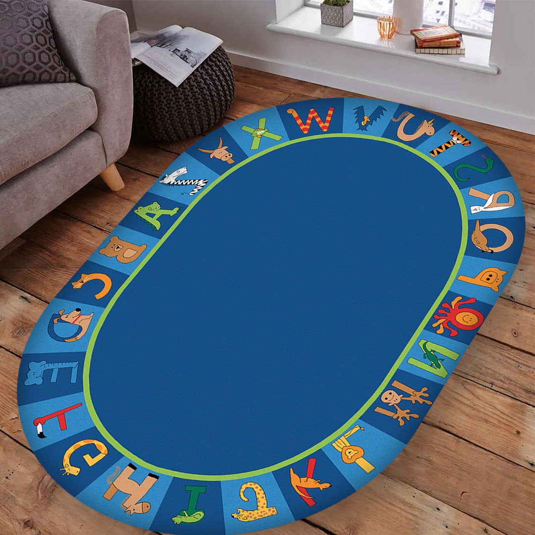 Play Mat Rug Play Mat ,kids Play Rug,oval Rug,rug for Living Room,door Rug,custom ...