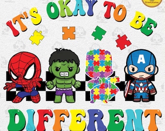 It’s Okay To Be Different Png, Character Autism Png , Autism Awareness Png, Autism Ribbon Png, Autism Puzzle Png, Movie Autism Png
