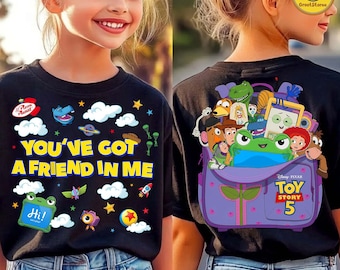 You’ve Got a Friend in Me Png, Toy Movie Characters PNG, The Age of Toys is Over Png, Watercolor Toy Friends Clipart, Story Shirt Design