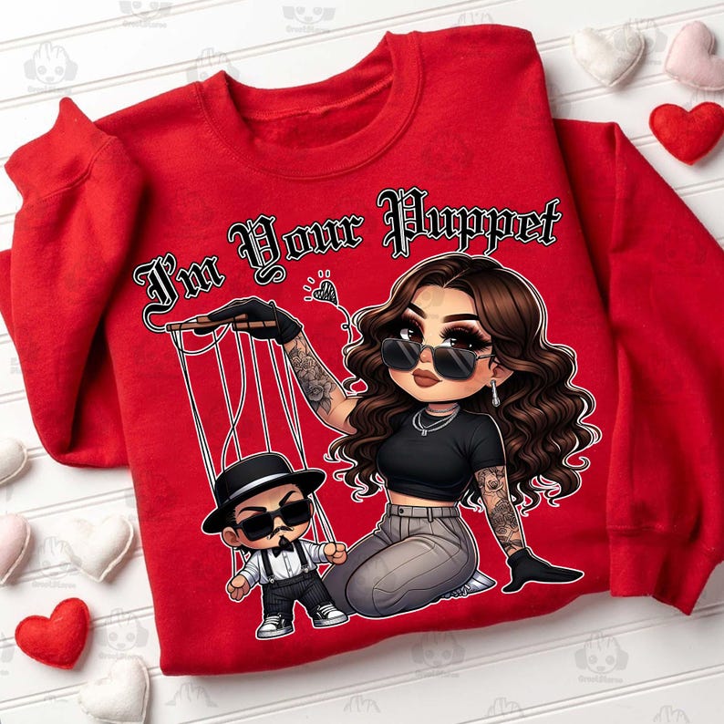 I’m Your Puppet Png, Chicano Couple Valentine's Day Png, Cholo ...