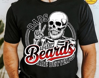 Dads With Beards Are Better Png, Funny Dad Png, Cool Dad Png, Dad Life Png, Dad Birthday Gift Png, Skeleton Dad Png, Father's Day Png