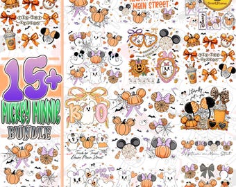 15+ Magical Cartoon PNG Bundle, Nightmare On Main Street Png, Magical Mouse Halloween PNG Doodle,Fall Png,Magical Kingdom Png, Halloween Png