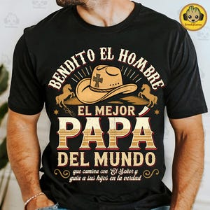 Hombre De Dios Descarga Png, Día Del Padre Png, Bendito El Hombre, El Mejor Papá Del Mundo, Diseño Vaquero Para Papá Cristiano Religioso