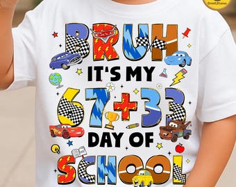 100 días de clases PNG, 100 días de colegio PNG, Feliz día 100 de clases, Coche y amigos PNG, Camiseta infantil de regalo