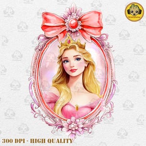 Watercolor Princess Png, Mirror Princess Castle Png, Cartoon PNG Clipart, Princess Coquette Bow Png, Family Trip Png, Family Vacation Png