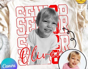 Personalised Senior 2026 PNG, Custom Photo Senior Png, Class of 2026 Png, Graduation Tee, Senior Gift, Proud Senior Tee, Senior Mom Png