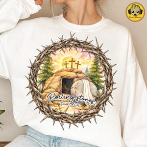 Mucho puede pasar en 3 días (PNG), diseño de Pascua de tumba vacía, arte cristiano de resurrección, camiseta religiosa de Pascua (PNG)