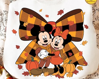 Fall Vibes on Main Street Png, Cartoon Mouse Fall Pumpkin Bow PNG, Coquette Autumn Png, Cute Thanksgiving Png, Pumpkin png, Fall Vibes Png