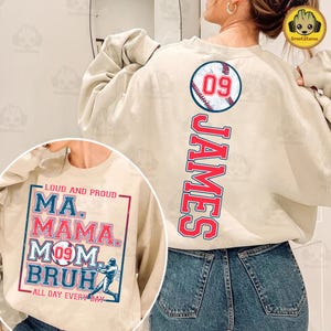Custom Baseball Mom Bruh Png, Mama Baseball Png, Baseball Mama Shirt Png, Sports Mom Png, Mother&#39;s Day Gift Png, Baseball Season Png
