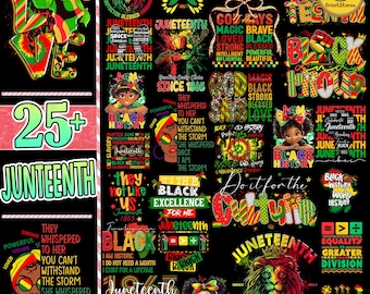 25+ Juneteenth Breaking Every Chain png-bundel, 1865 Juneteenth png, Afrikaans-Amerikaans png-bestand, shirt zwarte vrouw png, zwarte geschiedenis png