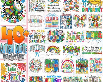 40+ Retro Autism Awareness Png Bundle, Autism Shirt Png, Autism For Kid Png, It's Ok To Be Different Png, Autism Mama Png, Autism Mom Png